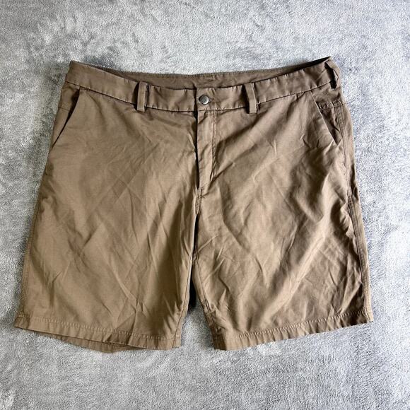 Lululemon Men’s Brown Stretch Breathable Chino Shorts Size 38 - Picture 1 of 9